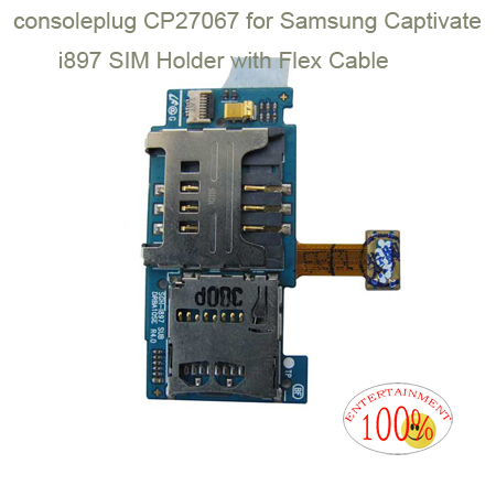 Samsung Captivate i897 SIM Holder with Flex Cable